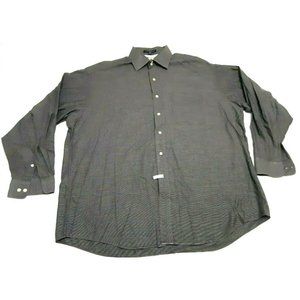 Tommy Hilfiger Mens Button Down Dress Shirt 17 1/2